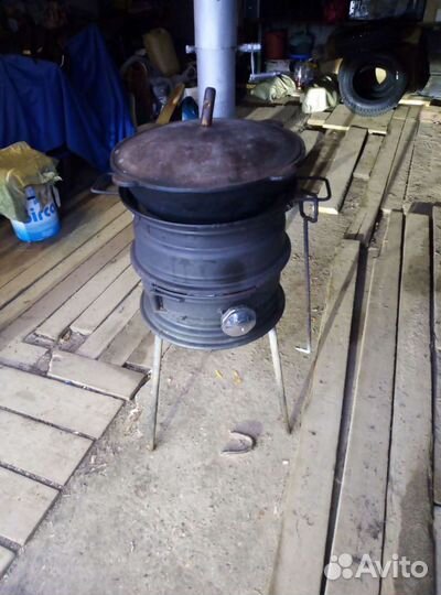 Печь под казан + казан