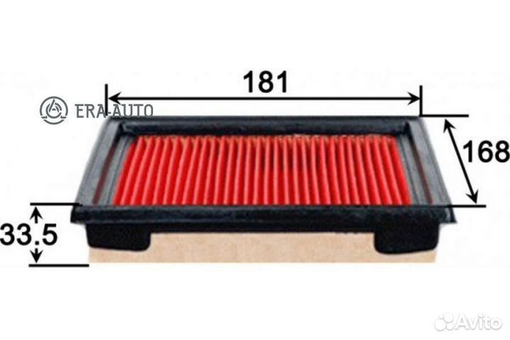 Azumi A22018 Фильтр воздушный infiniti EX25-35 07