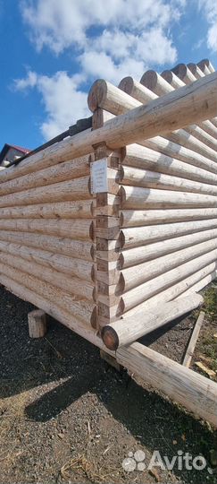 Сруб дачного дома из бревна 6х6+3 с доставкой