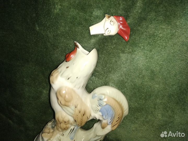 Фарфоровая статуэтка, штоф 