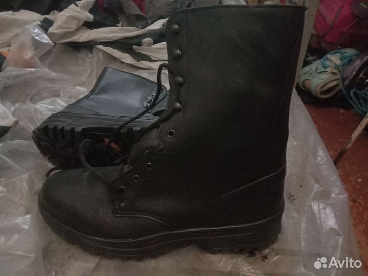 Берцы тактические, демисезонные из натурал. кожи