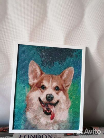 Алмазная вышивка. Готовая работа