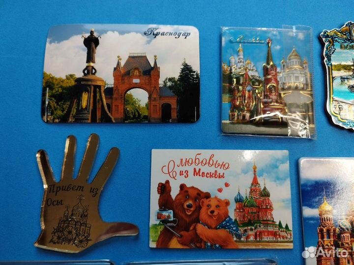 Магниты на холодильник города россии