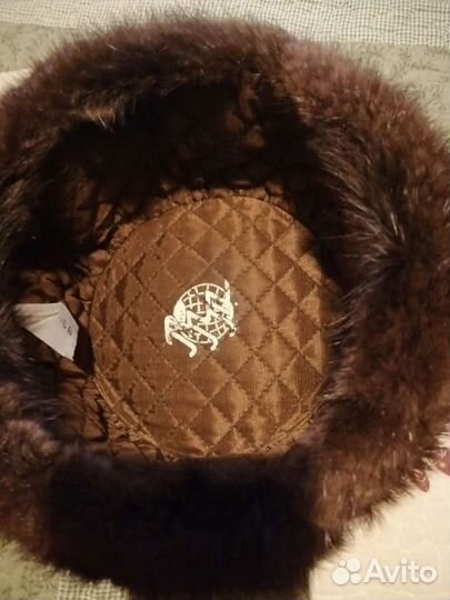 Мужская шапка из ондатры