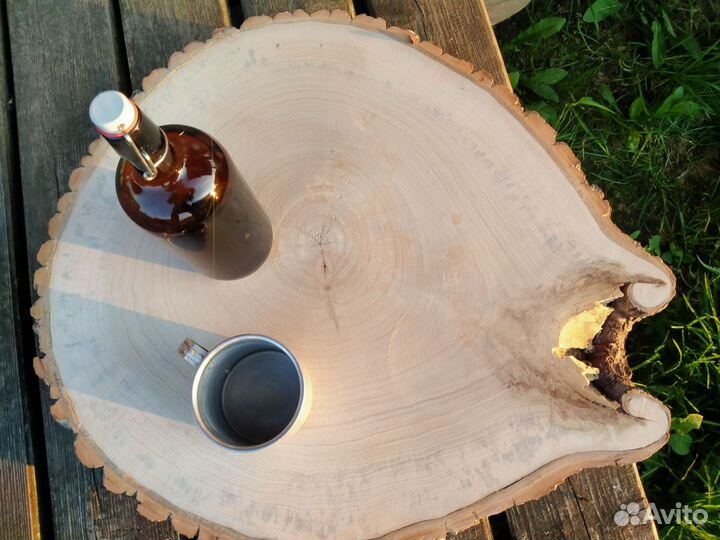 Спил (слеб) дерева с ножками и без