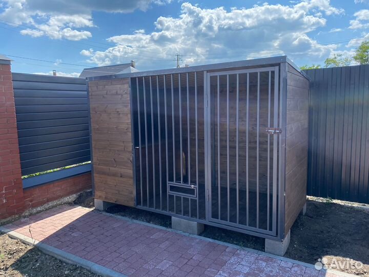 Изготовление вольеров и будок для собак