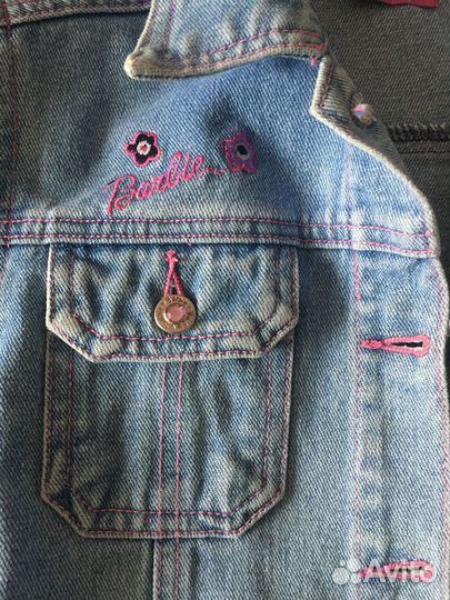 Джинсовая курточка на девочку