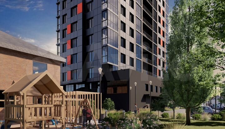 2-к. квартира, 64,3 м², 7/18 эт.