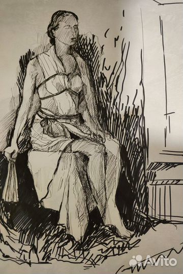 Наброски.Обнаженная натура