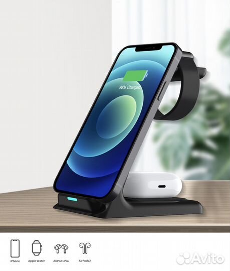 Беспроводное зарядное устройство для iPhone QC 3.0