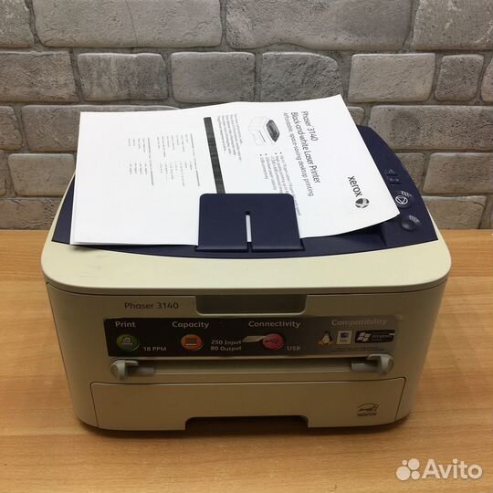 Лазерный принтер Xerox phaser 3140