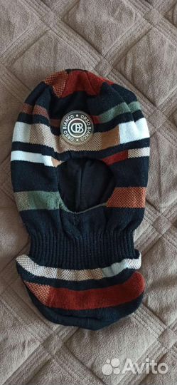 Шапка-шлем для мальчика демисезон