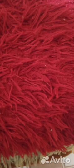 Плед пушистый травка