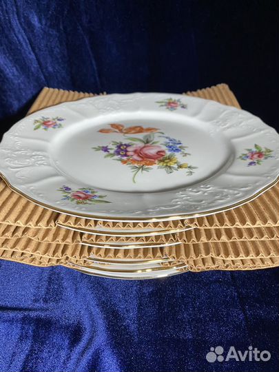 Тарелки Чехия 25 см 6 шт