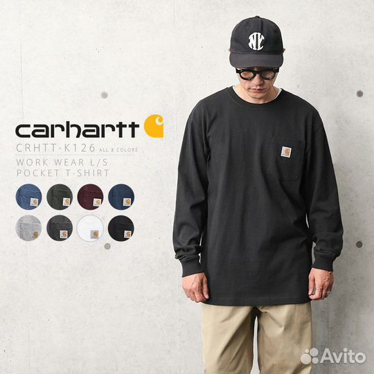 Новый лонгслив Carhartt USA Оригинал