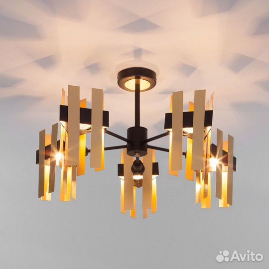 Люстра на штанге Eurosvet Spada 70116/5 черный