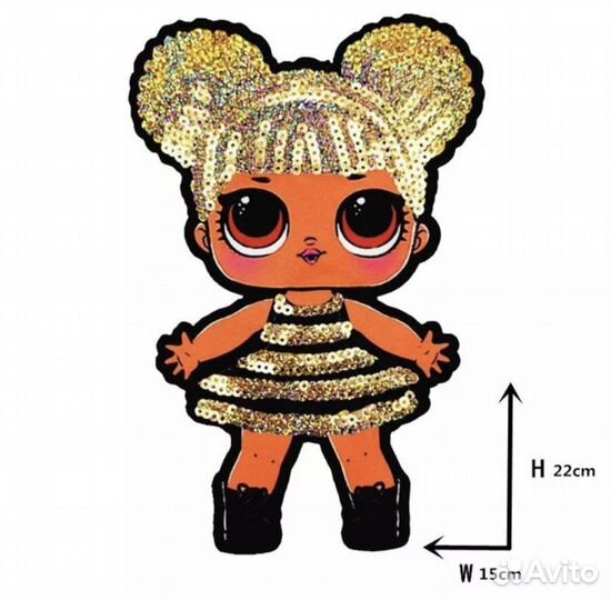 Термоаппликация Lol на одежду