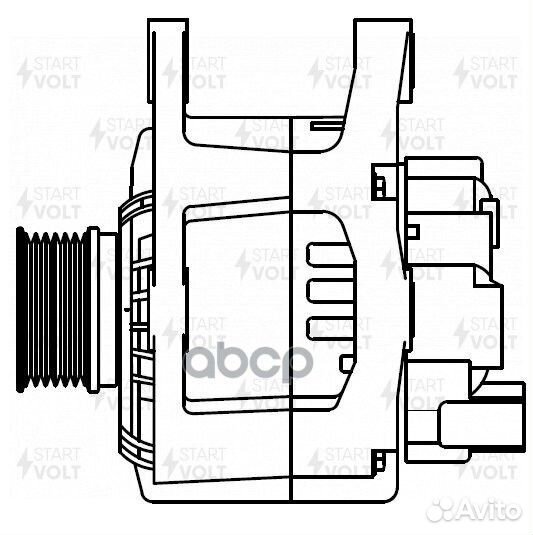 Генератор Renault Megane II (02) 1.4i/1.6i 110A