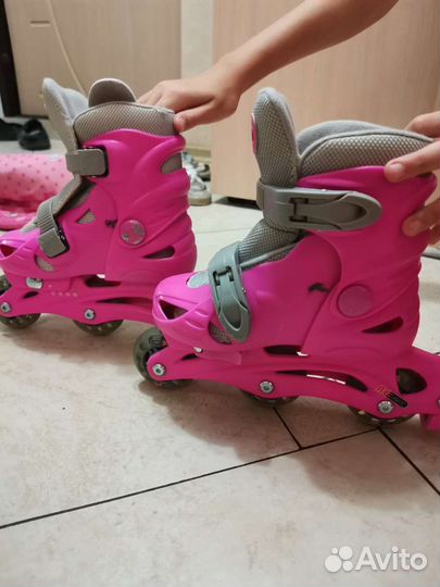 Роликовые коньки детские раздвижные