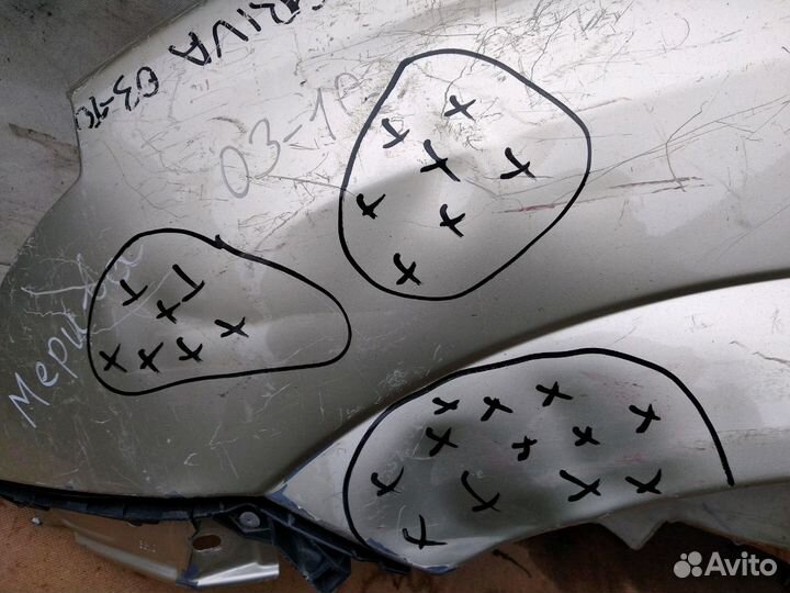 Крыло Opel Meriva