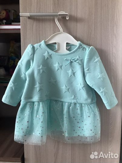 Платье на малышку 68