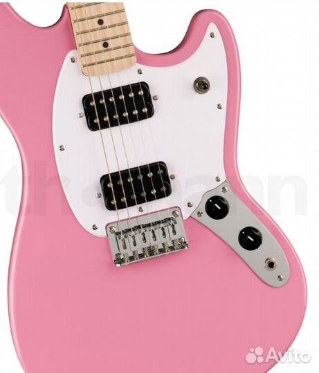 Гитара Squier Sonic Mustang HH Flash Розовый