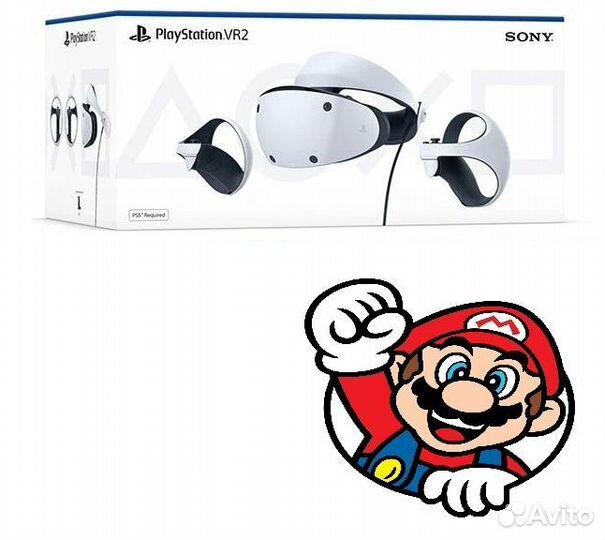 Новый Шлем PlayStation VR2 для PS5 в Марио