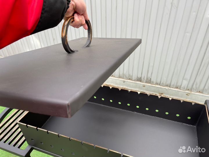 Мк76-36 Крышка на мангал загиб с 4-х сторон