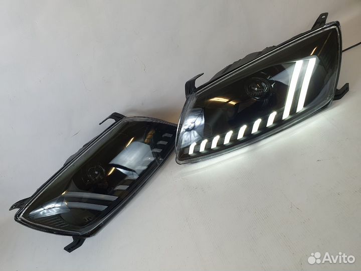 Тюнинг фары Лада Гранта в стиле Ауди Bi-линзы