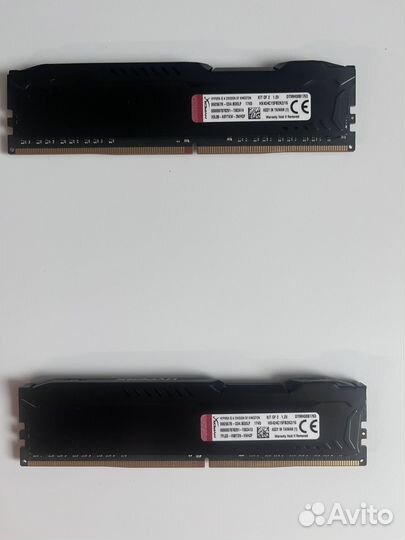 Оперативная память kingston hyperx fury 16gb