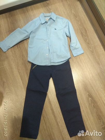 Рубашка hm и брюки acoola