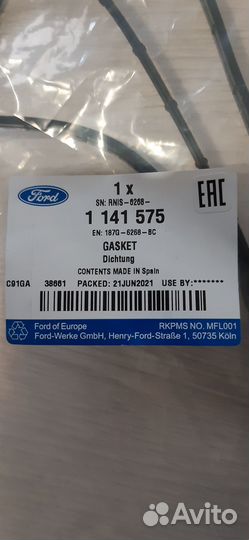 Прокладка клапанной крышки ford