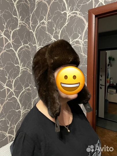 Шапка ушанка норка мужская