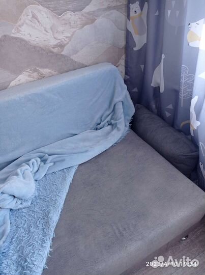 Двухъярусная кровать бу с диваном