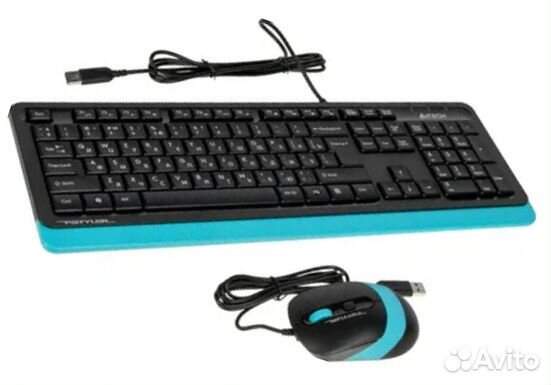Комплект (клавиатура+мышь) A4tech Fstyler F1010, U
