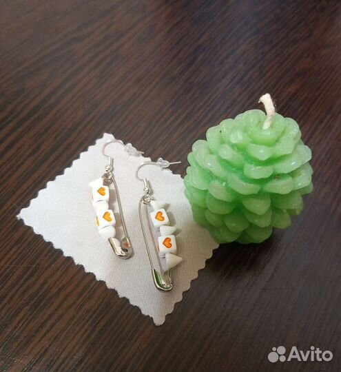 Серьги ручная работа