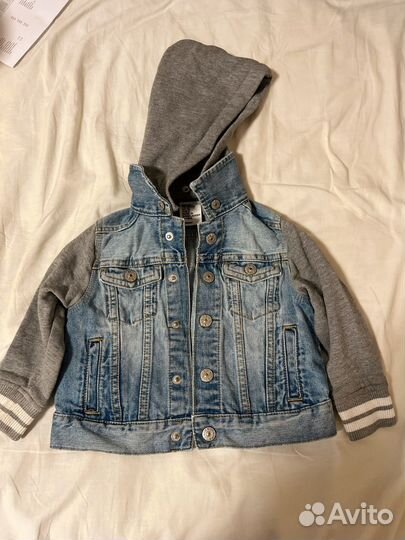Джинсовая детская кофта