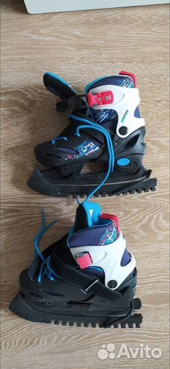 Коньки детские раздвижные 30-33