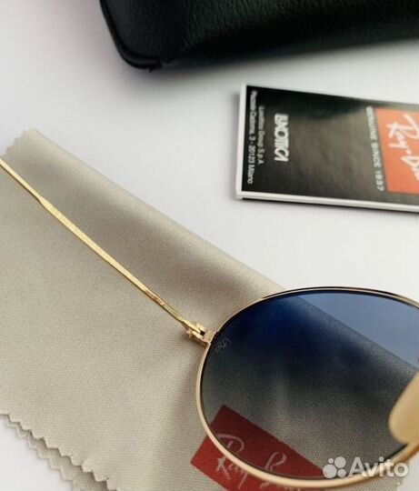 Солнцезащитные очки oval голубые