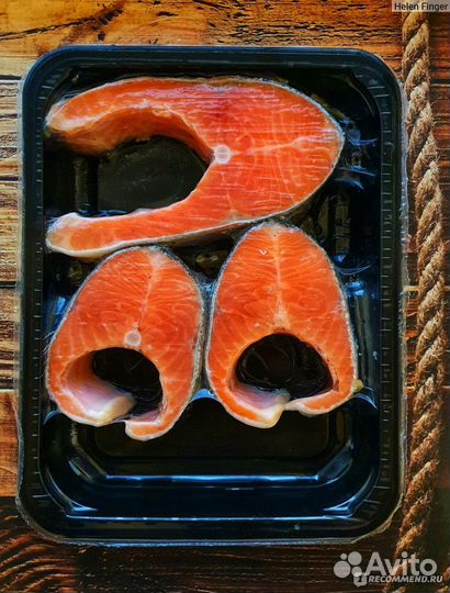 Стейки лосося