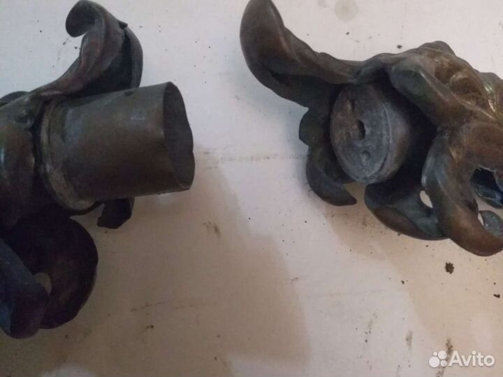 Подсвечник латунь бронза настенный