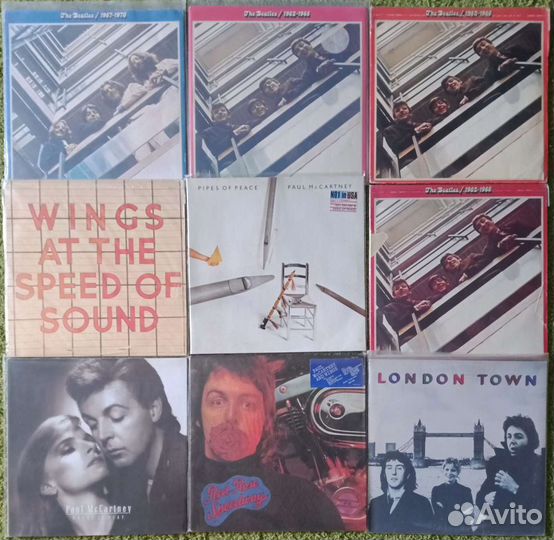 Остатки коллекции the beatles на фирменном виниле