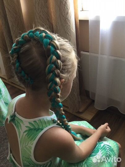 Плетение кос с канекалоном