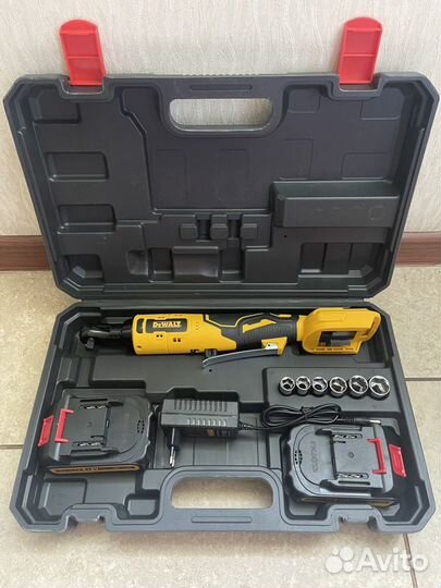 Трещетка/Гайковерт угловая аккумуляторная dewalt