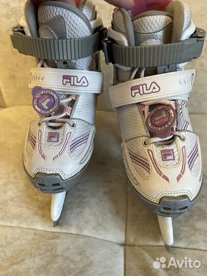 Коньки fila раздвижные 27-32