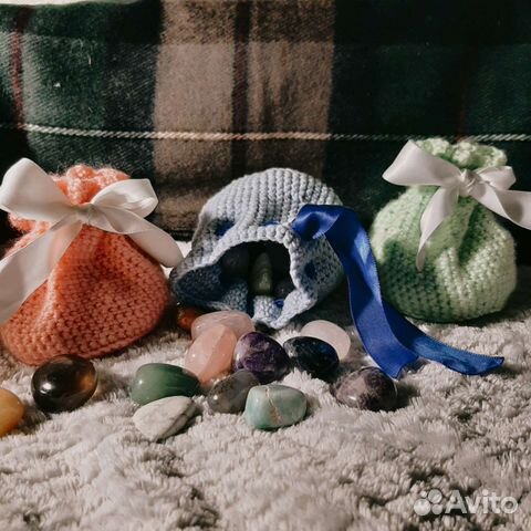 Вязанные мешочки