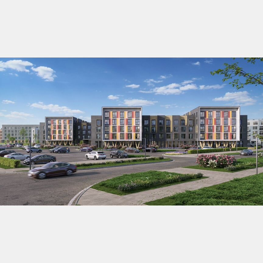 3-к. квартира, 76,6 м², 4/5 эт.