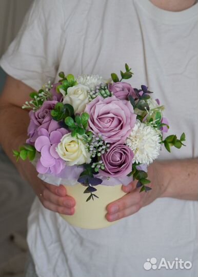 Букет цветов из мыла