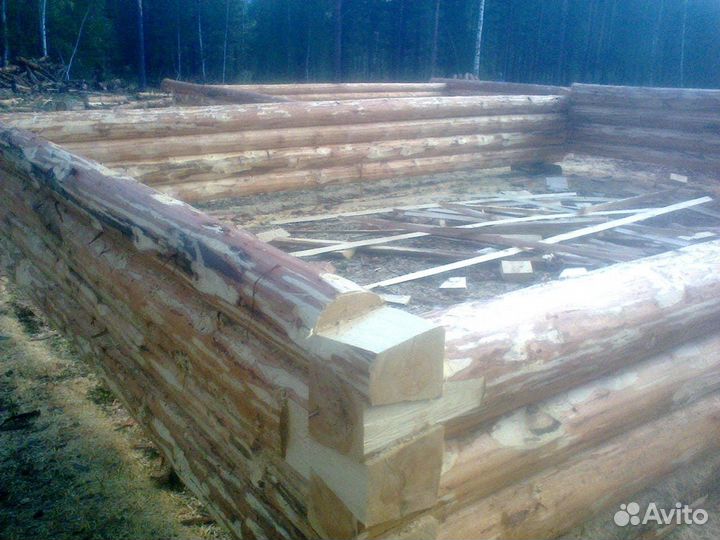 Сруб для дом 6х8 высота 3.2м