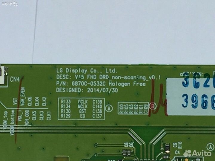 Плата LG 6870C-0532C V15 FHD T-CON LG 43